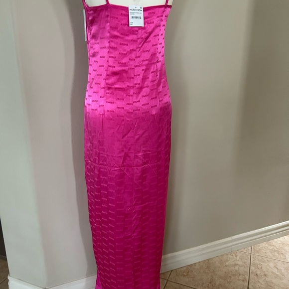 SKIMS Vibrant Pink Slip Dress - Picture 7 of 13